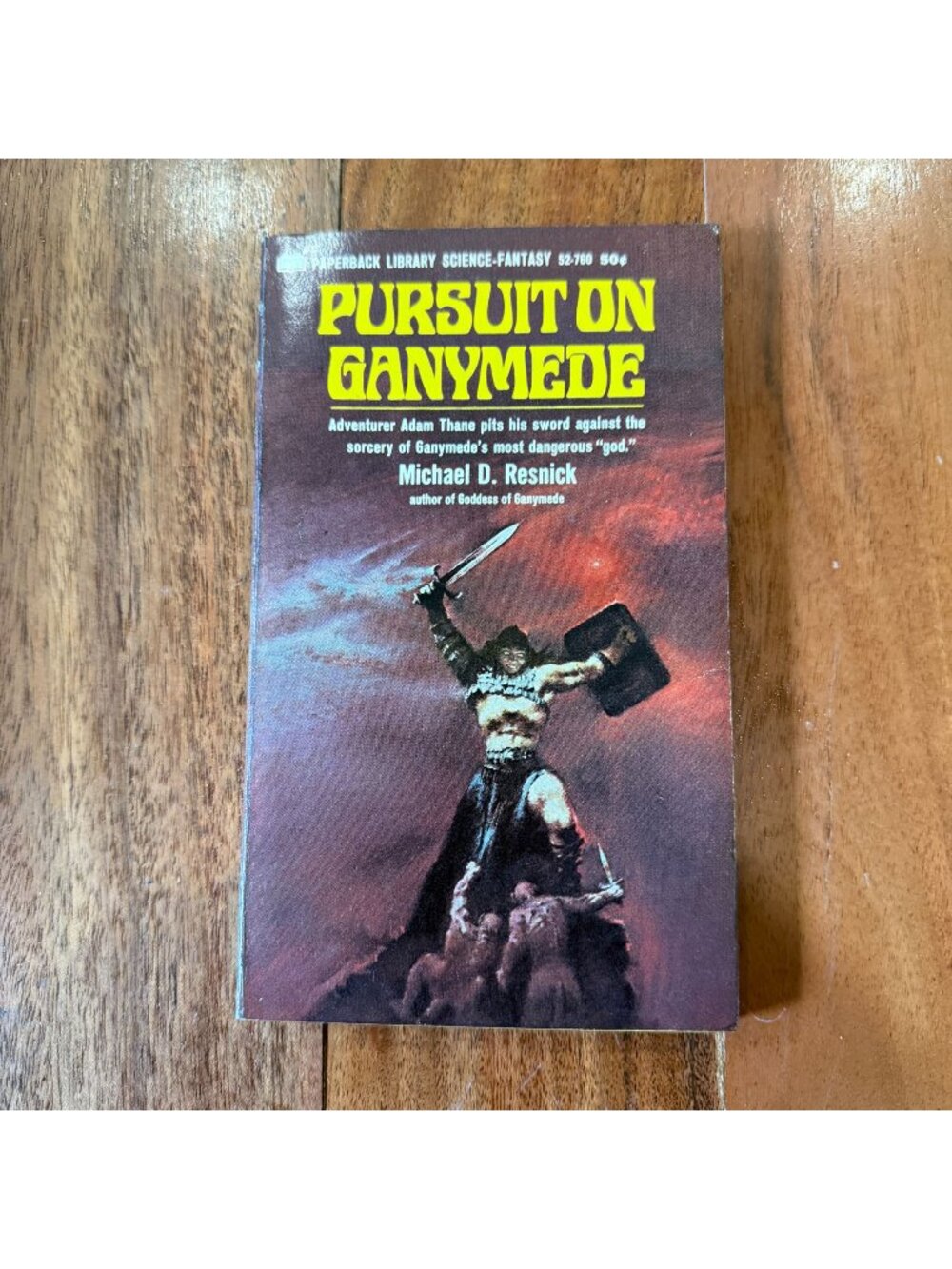 Pursuit on Ganymede Michael D Resnick 1968 1st Printing Paperback Library 52-760